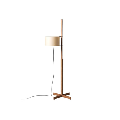 Svelte Silhouette Floor Lamp Dark walnut & White ∅ 13.8″ x H 65.4″ / Dia 35cm x H 166cm / US Plug Floor lamp