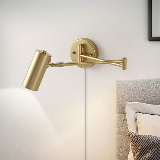 Swing Arm Plug-in Wall Sconce
