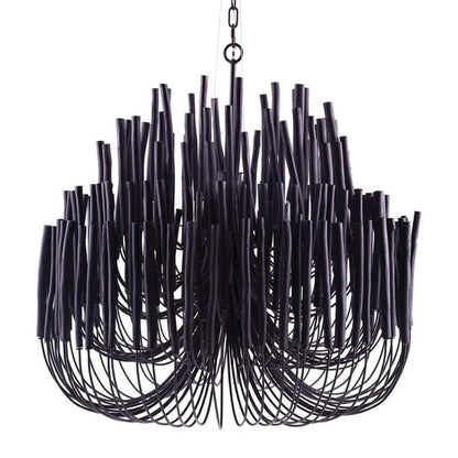Swinton Chandelier 18 Heads ∅ 47.2″ x H 47.2″ / Black 1001 Chandelier