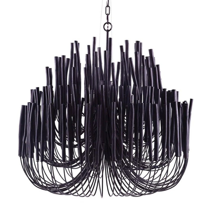 Swinton Chandelier 12 Heads ∅ 31.5″ x H 39.4″ / Black 1001 Chandelier