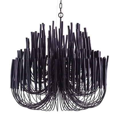 Swinton Chandelier 12 Heads ∅ 31.5″ x H 39.4″ / Black 1001 Chandelier