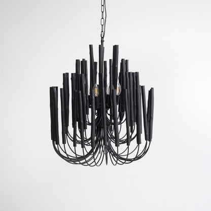 Swinton Chandelier 6 Heads ∅ 20.9″ x H 29.9″ / Black 1001 Chandelier