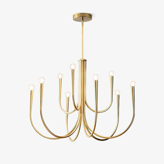 Swoop Arm Chandelier Chandelier