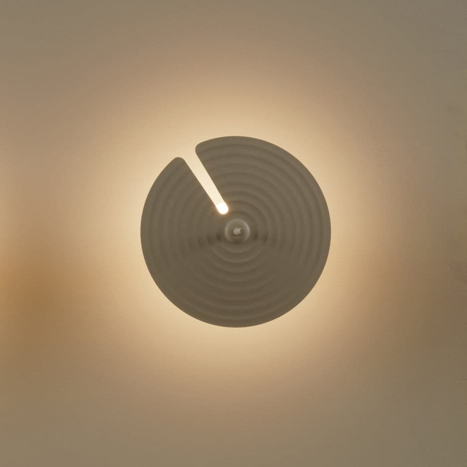 Symphony Wall Lamp ∅ 7.1″ x H 11.8″ / White / Single Wall lamp