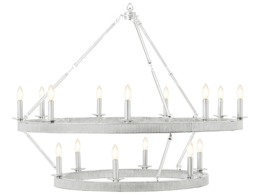 Theodore Alexander Ta Illuminations Chrome Round Chandelier