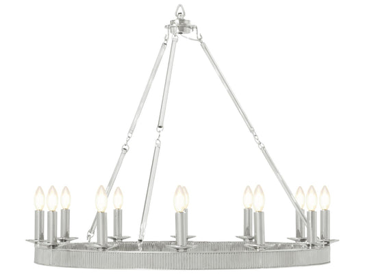 Theodore Alexander Ta Illuminations Chrome Linear Chandelier
