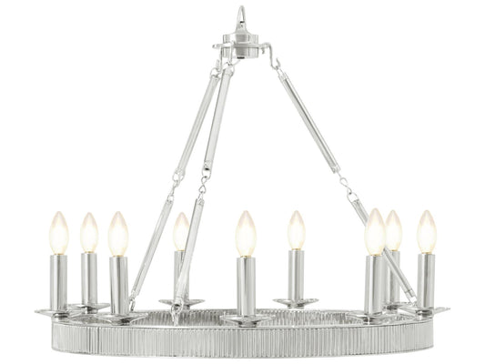 Theodore Alexander Ta Illuminations Chrome Linear Chandelier