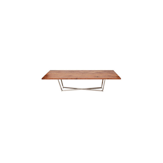 GAX X Dining Table, Stainless Steel Base