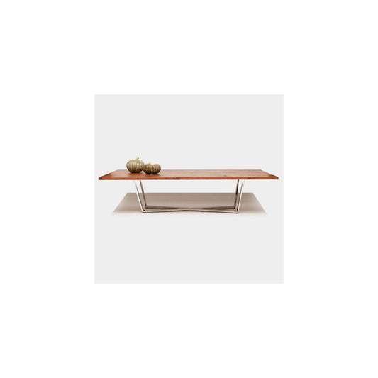 GAX X Dining Table, Stainless Steel Base