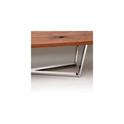 GAX X Dining Table, Stainless Steel Base