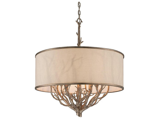 Troy Lighting Whitman 8-Light Vienna Bronze Drum Chandelier