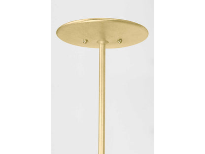 Troy Lighting 3-Light Valier Chandelier with Vintage Gold Leaf and Woven Shades