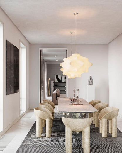 Cocoon Bloom Pendant Lamp ∅ 24.8″ x H 19.7″ / Dia 63cm x H 50cm / White Pendant light