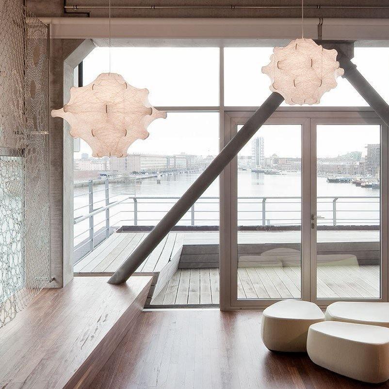 Cocoon Bloom Pendant Lamp ∅ 24.8″ x H 19.7″ / Dia 63cm x H 50cm / White Pendant light