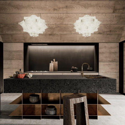 Cocoon Bloom Pendant Lamp ∅ 24.8″ x H 19.7″ / Dia 63cm x H 50cm / White Pendant light