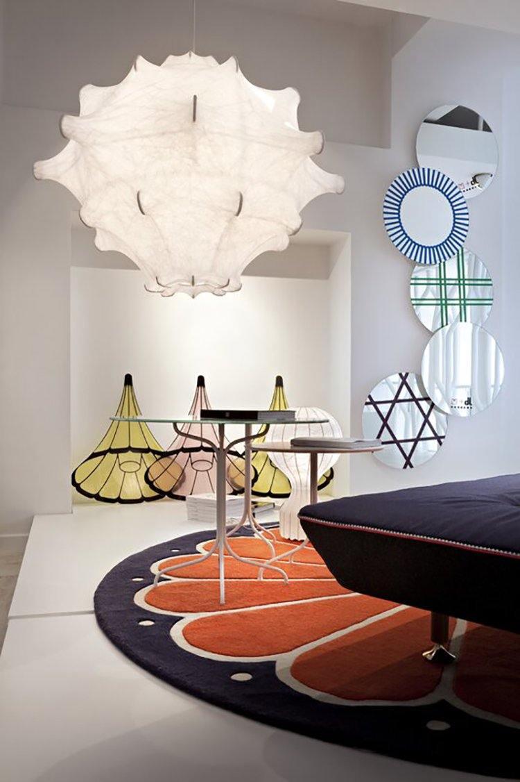 Cocoon Bloom Pendant Lamp ∅ 24.8″ x H 19.7″ / Dia 63cm x H 50cm / White Pendant light