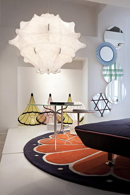 Cocoon Bloom Pendant Lamp ∅ 24.8″ x H 19.7″ / Dia 63cm x H 50cm / White Pendant light
