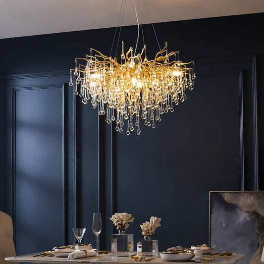 Teardrop Crystal Chandelier Chandelier