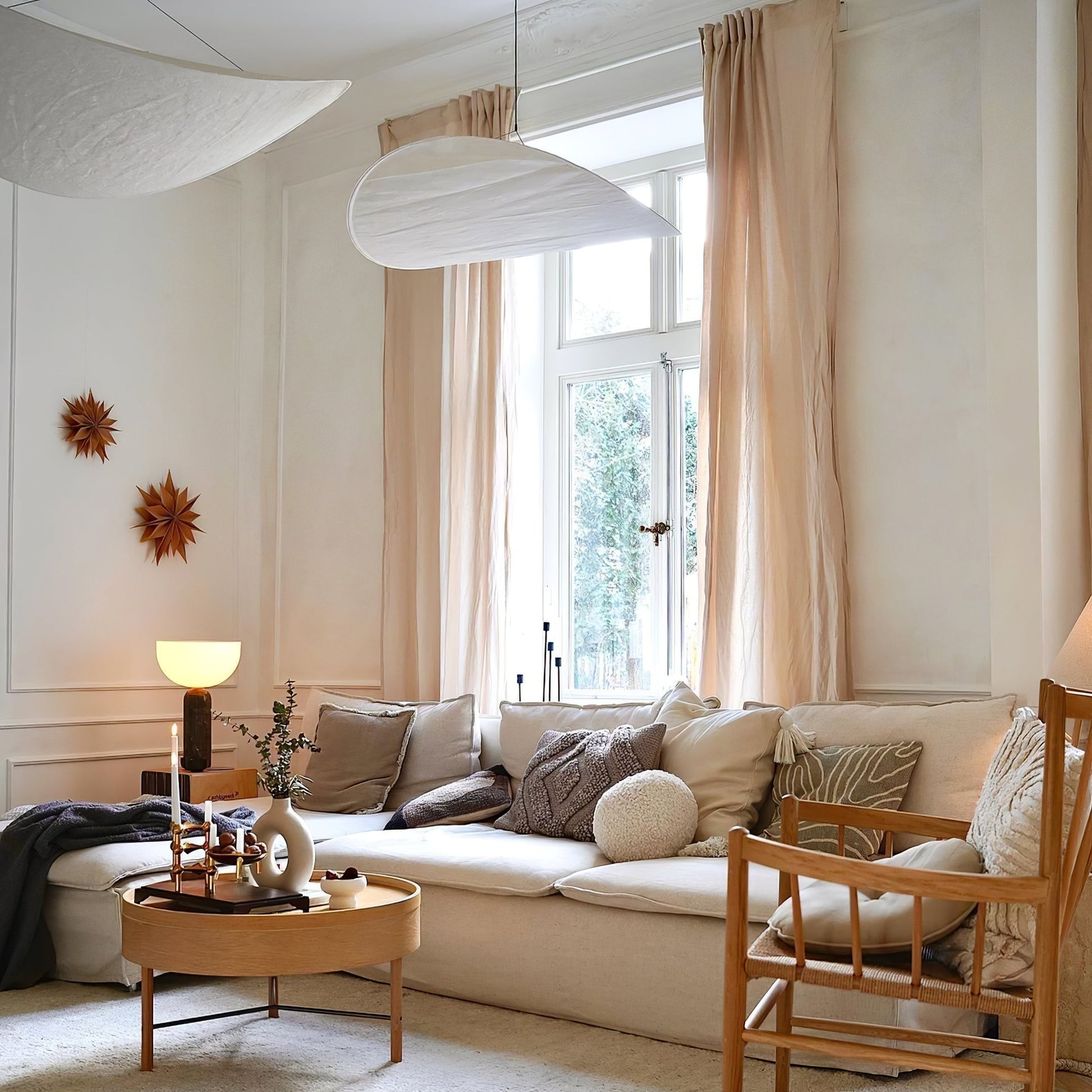Tense Tyvek Pendant Lamp 1001 Pendant light