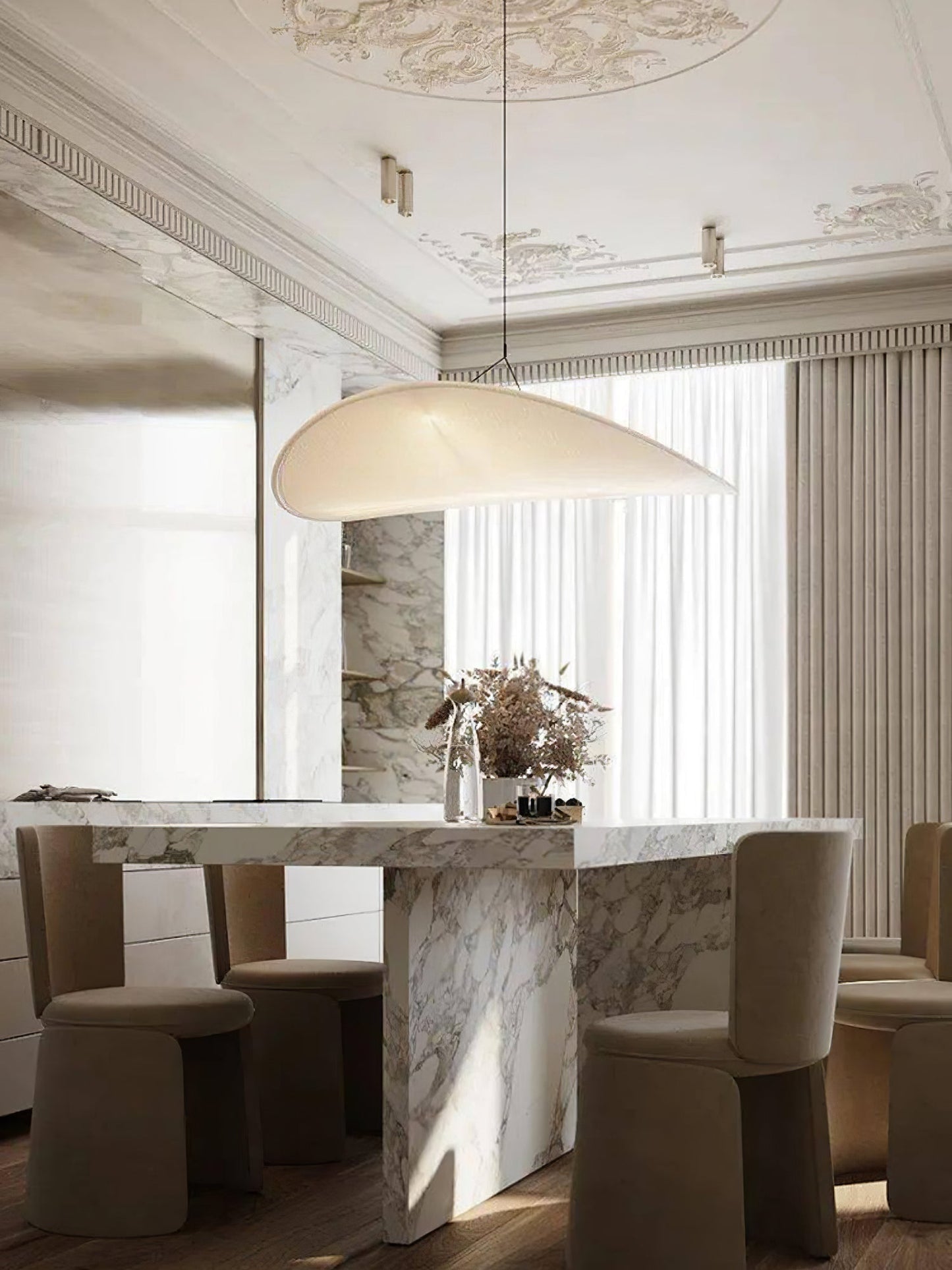 Tense Tyvek Pendant Lamp 1001 Pendant light