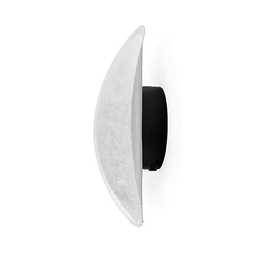 Tense Wall Lamp ∅ 14.6″ x H 13″ / White & Black / Warm Light Wall lamp