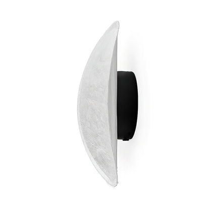 Tense Wall Lamp ∅ 14.6″ x H 13″ / White & Black / Warm Light Wall lamp