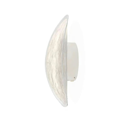 Tense Wall Lamp ∅ 14.6″ x H 13″ / White & White / Warm Light Wall lamp