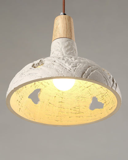 Cement Carve Pendant Lamp ∅ 9.1″ x H 7.9″ / Cement Grey pendant Lamp