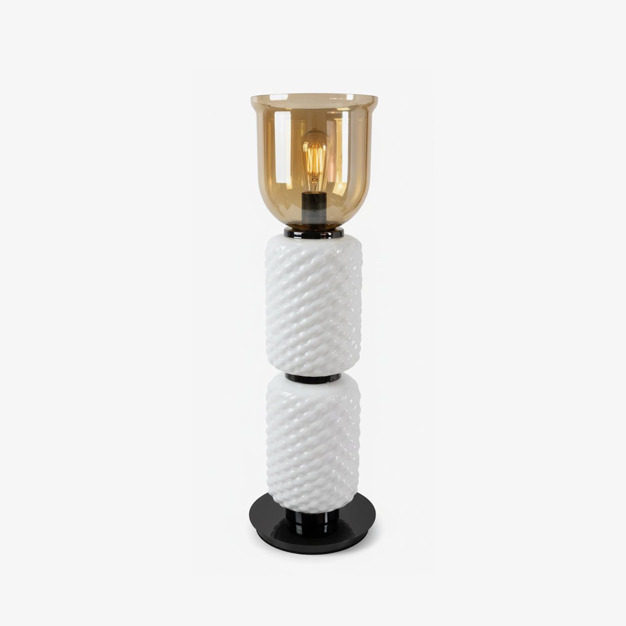 Textured Layered Glass table Light