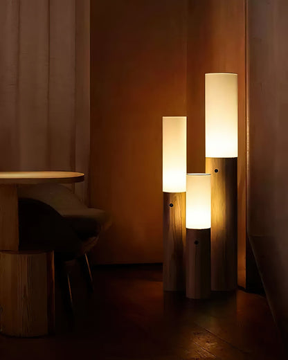 Timber Column Floor Lamp Floor lamp