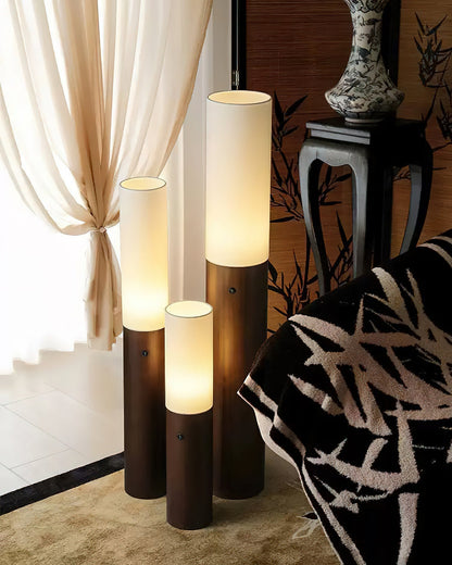 Timber Column Floor Lamp Floor lamp