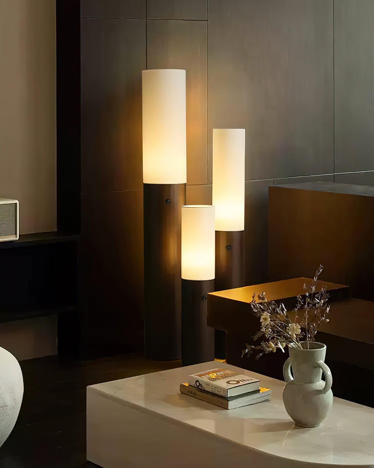 Timber Column Floor Lamp Floor lamp