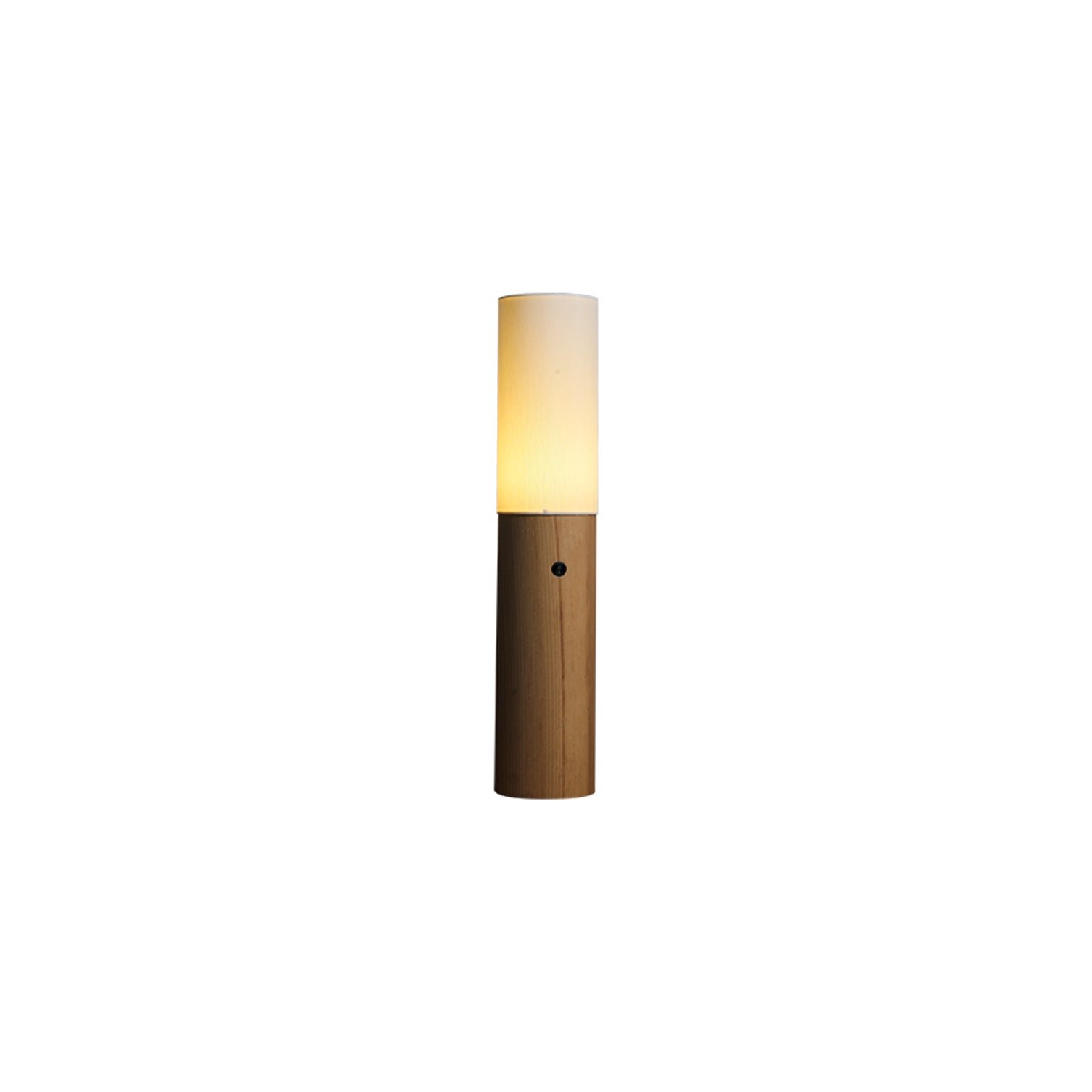 Timber Column Floor Lamp ∅ 4.3″ x H 21.7″ / Wood Color Floor lamp