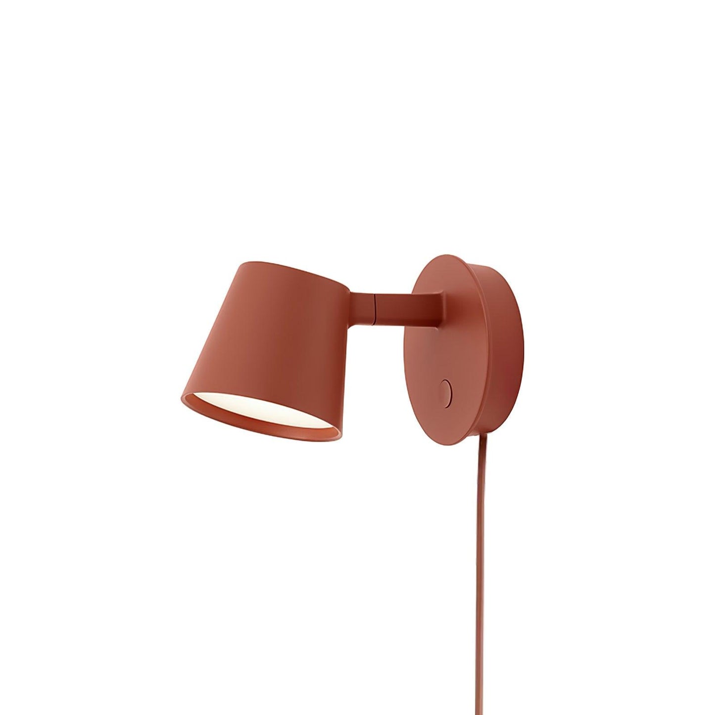Tip Plug-In Wall Lamp L 6.3″ X H 3.7″ / L 16cm X H 9.5cm / Red / US Plug Wall lamp