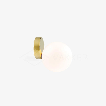 Tip of The Tongue Wall Lamp ∅ 8.27″ x H 7.79″ / Dia 21cm x H 19.8cm / Gold Wall lamp