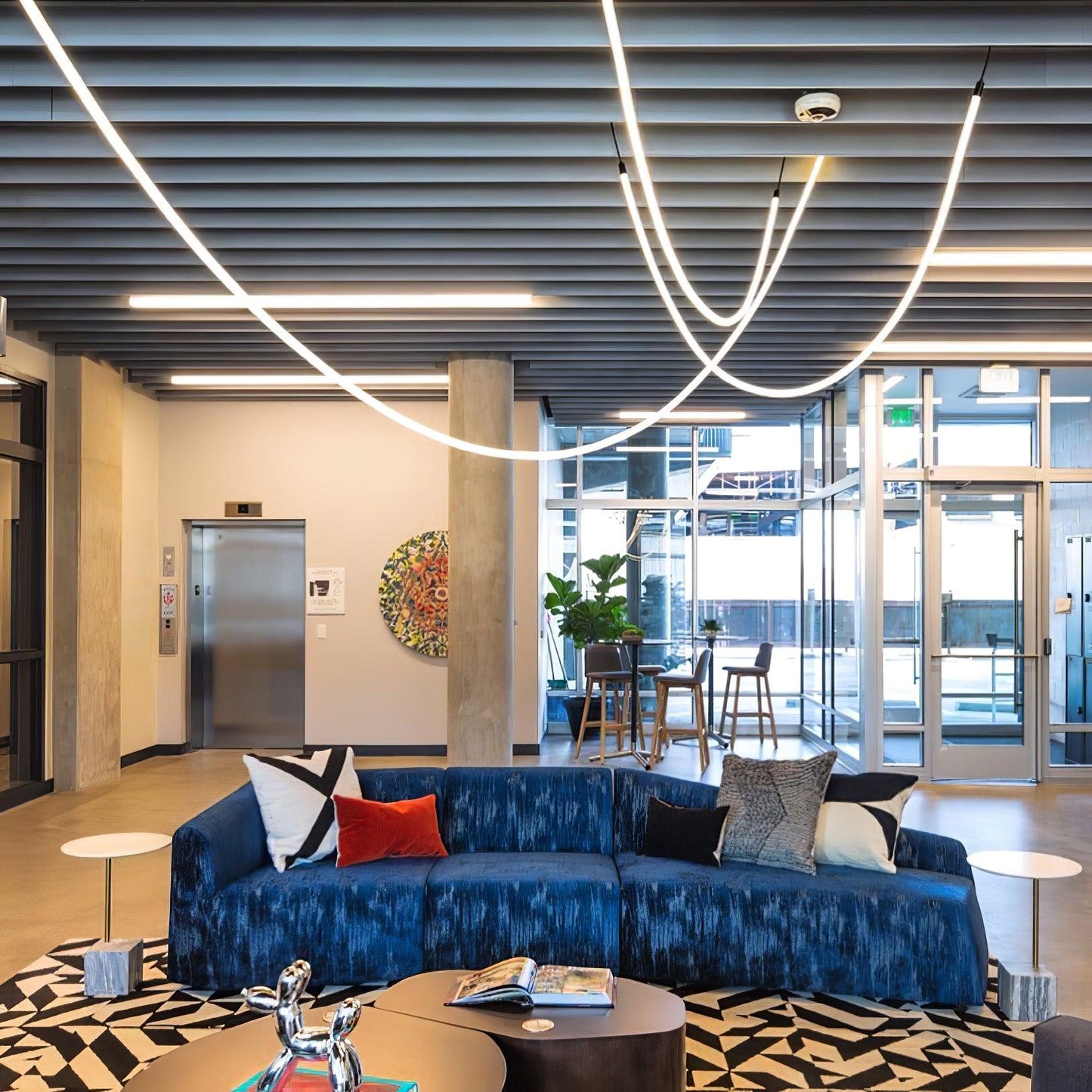 Flexible Curve linear Pendant Lamp