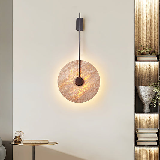 Travertine Disc Wall Lamp Wall lamp