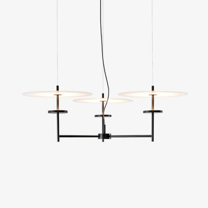 Trezzero Chandelier ∅ 31.5″ H 59″ / Dia 80cm x H 150cm / Black & White / Warm Light (~3000K) Pendant light