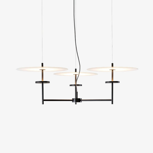 Trezzero Chandelier ∅ 31.5″ H 59″ / Dia 80cm x H 150cm / Black & White / Warm Light (~3000K) Pendant light