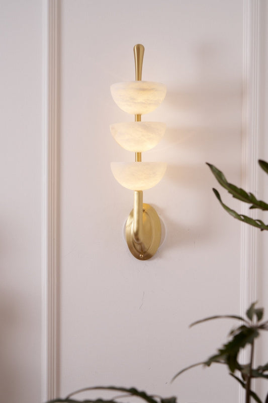 Triple Alabaster Wall Sconce 1001 Wall lamp