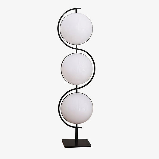 Triple Balls Floor Lamp ∅ 15.7″ x H 59″ / Dia 40cm x H 150cm / White & Black / US plug Floor lamp