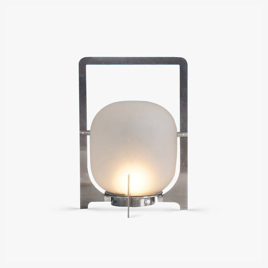 Silver Twilight Lantern Table Light