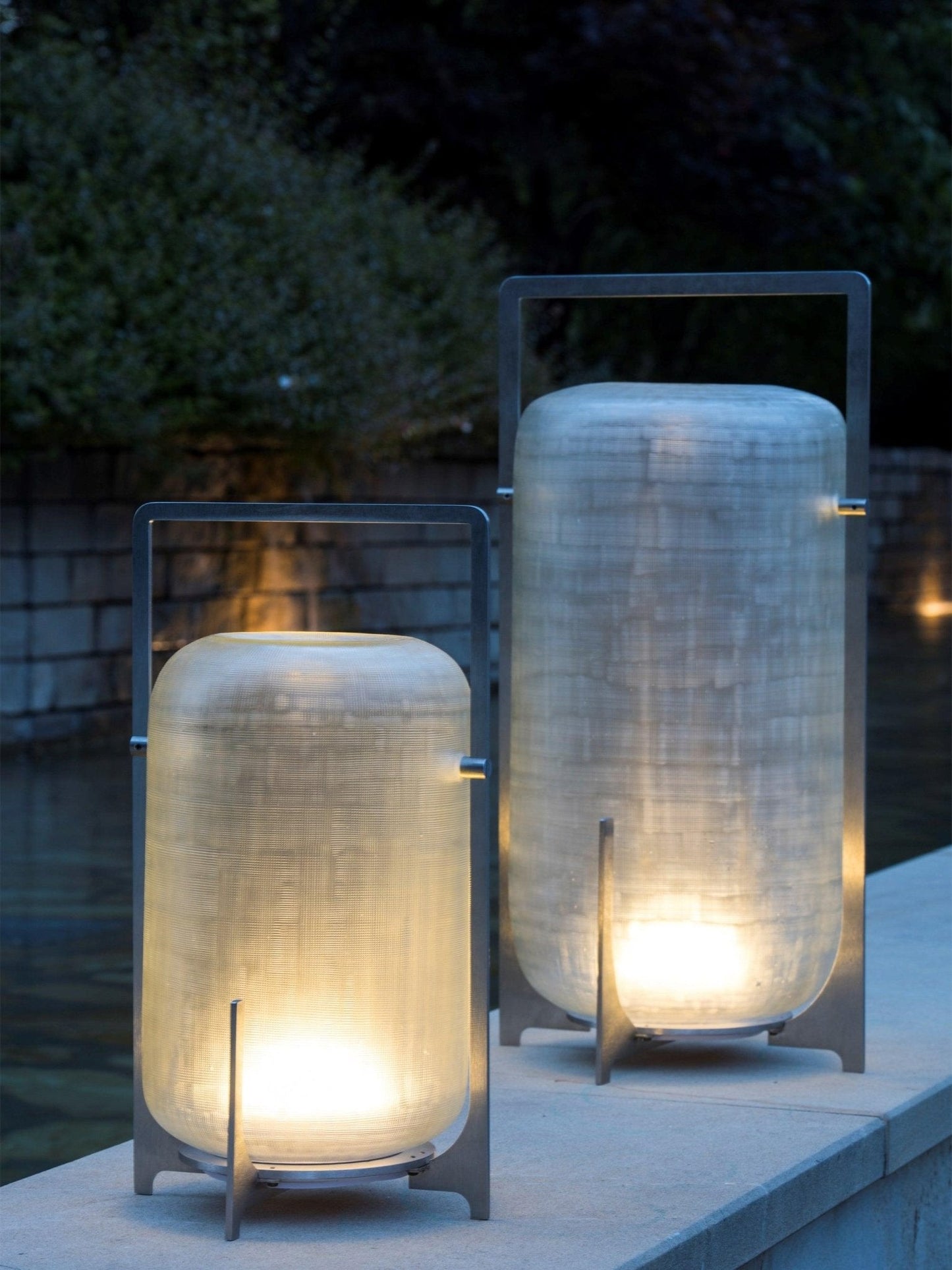 Steel Twilight Lantern Table Light Table lamp