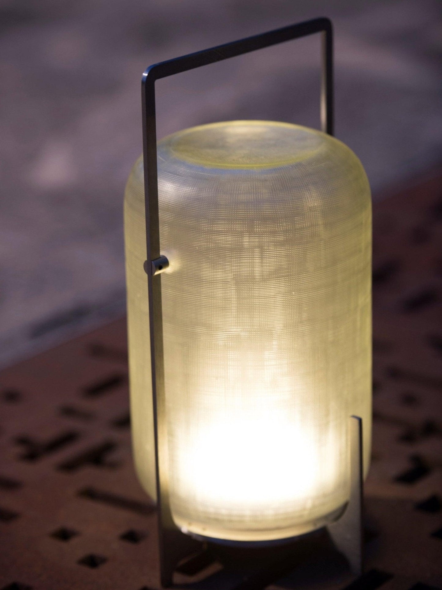 Steel Twilight Lantern Table Light Table lamp