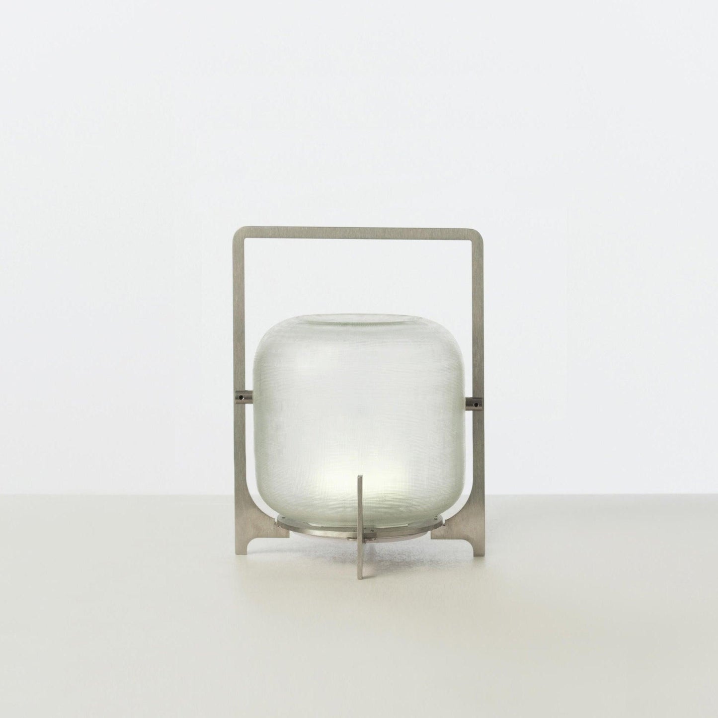 Silver Twilight Lantern Table Light