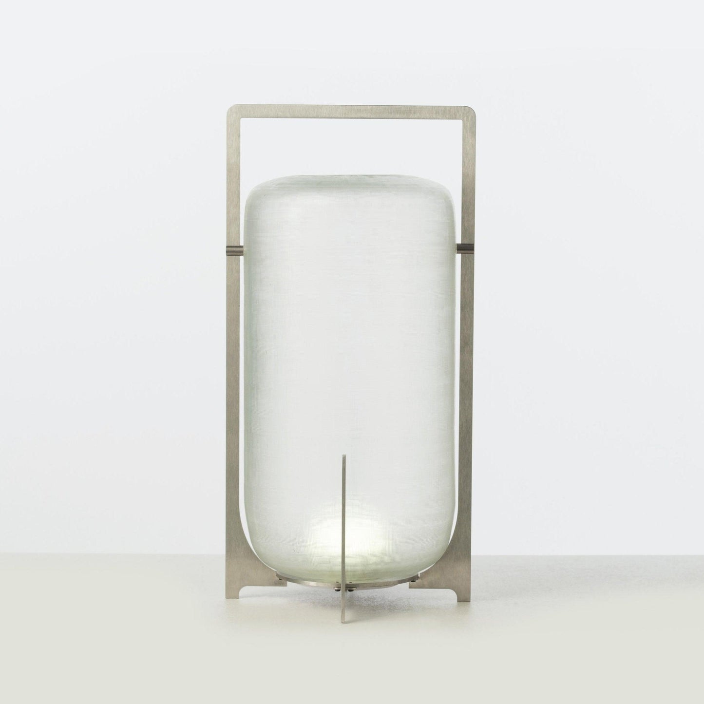 Silver Twilight Lantern Table Light