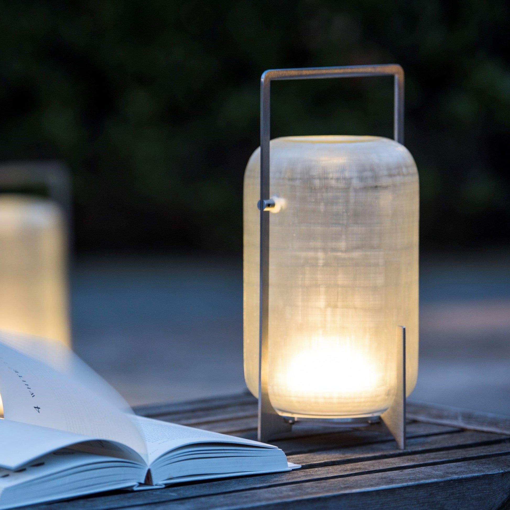 Steel Twilight Lantern Table Light Table lamp