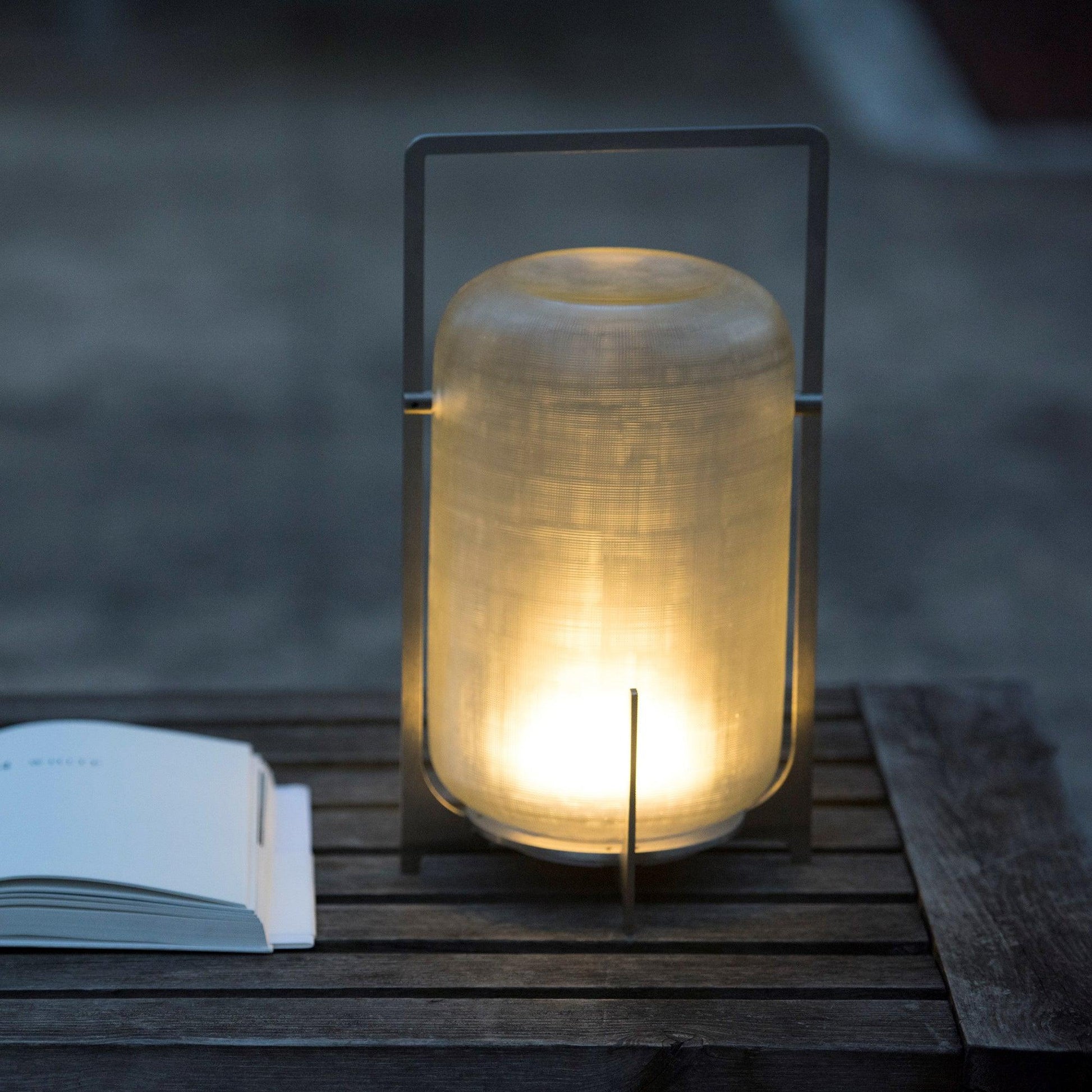 Steel Twilight Lantern Table Light Table lamp