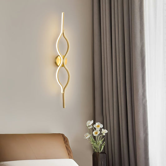 Twist Brass Wall Light Wall lamp