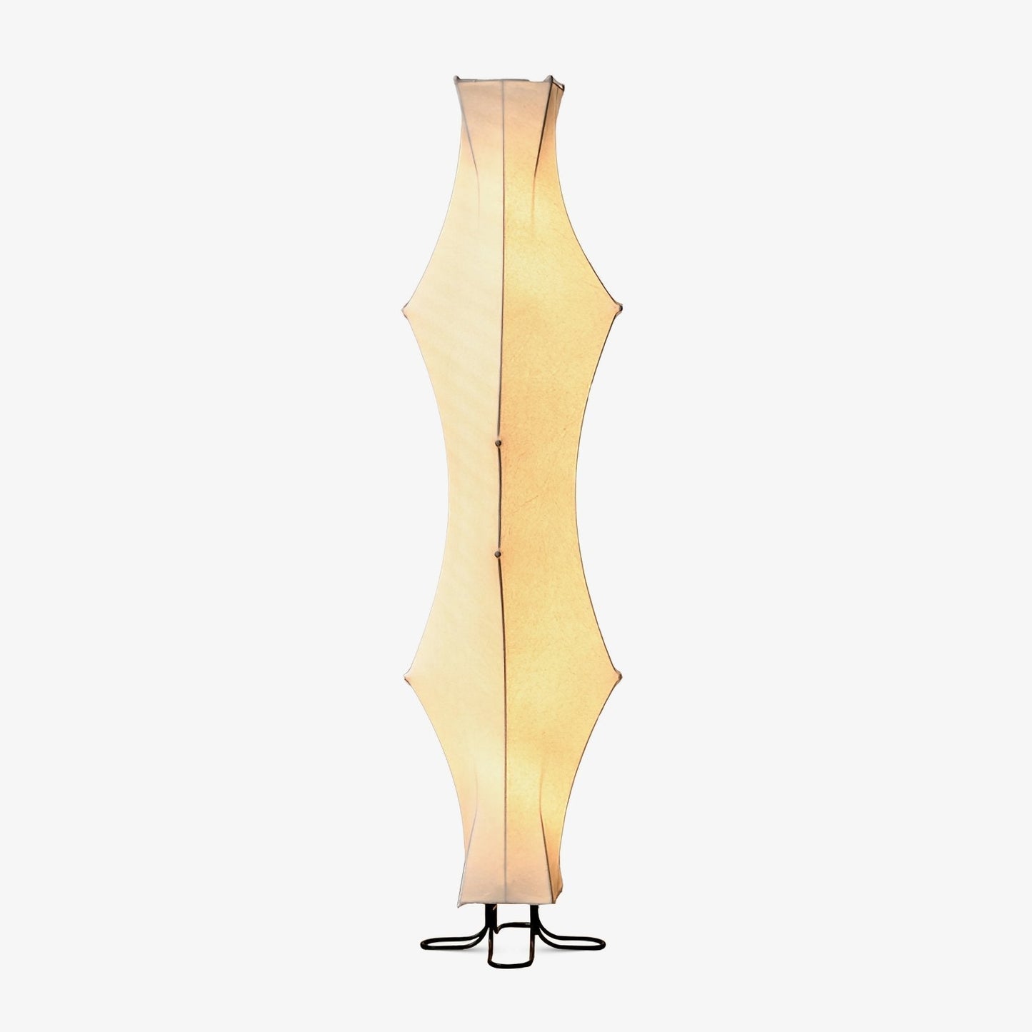 Twist Silk Floor Lamp ∅ 15.7″ x H 63.9″ / White / US Plug Floor lamp